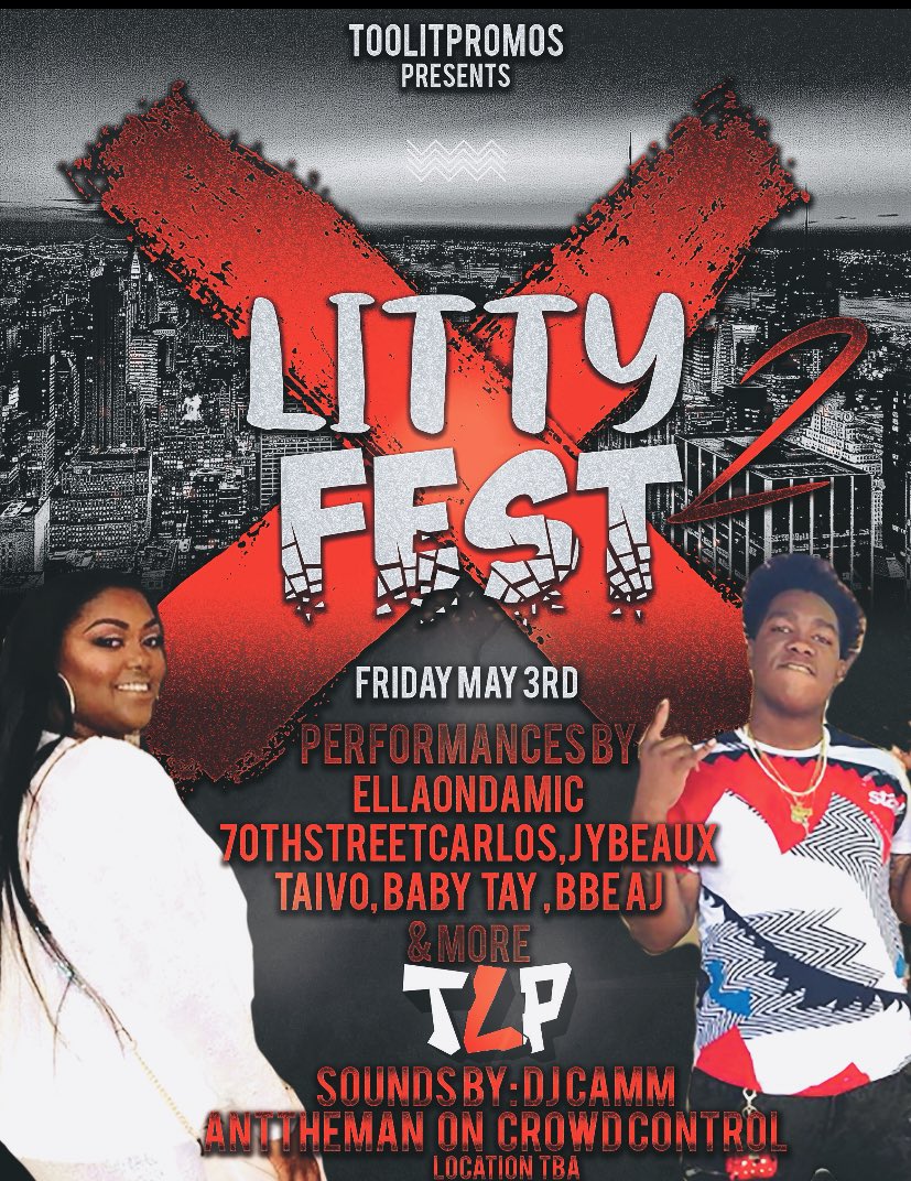 iam_cmbj's tweet photo. GET YOUR PRESALES 

This the biggest party in May 🆙🆙🆙🗣

Bringing the whole CITY OUT ❌🧢

#littyfest  🆙

$7.00 presales ..... $10.00 at the door ! https://t.co/Yt2t01uBph
