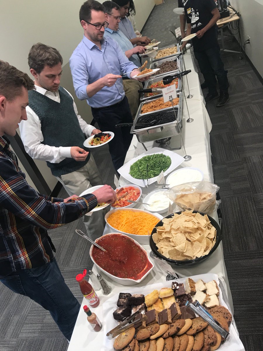 SWMadison's tweet photo. The last supper before final pitches. Stay tuned for our live broadcast! Starts around 6PM #swmadison #tacos 🌮 https://t.co/9842ncYwqM