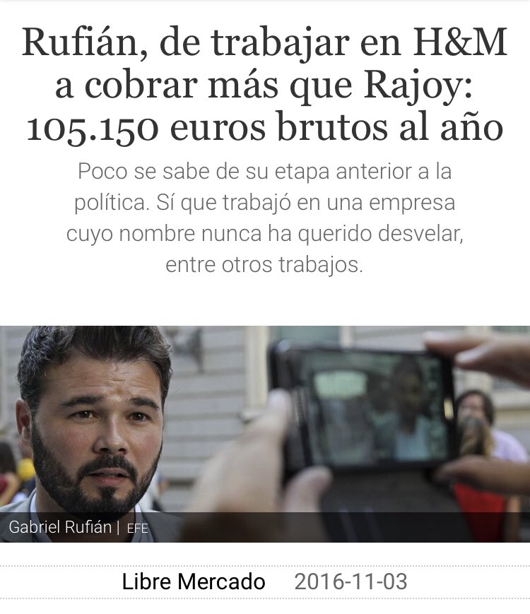 tonicantona's tweet photo. Catalunya té dret a 47 diputats dels 350 del Congreso Espanyol.
#Any2016
ERC 9
CDC 8
Total 17 diputats de 350
#Any2019
ERC 15
CDC 7
Total 22 diputats de 350
ERC i CDC estan eufòrics, serà per la pasta que en treuen. https://t.co/ZaeNhx1sNP