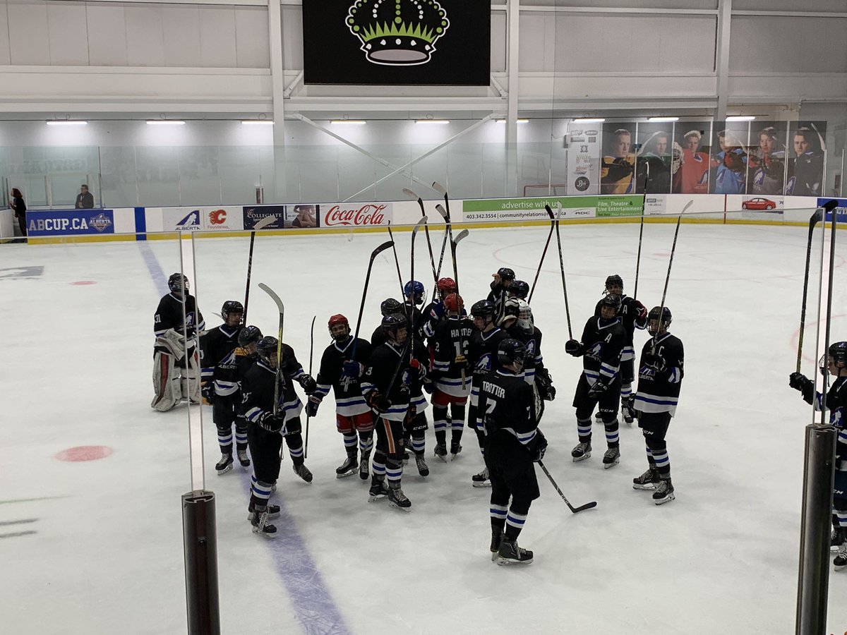 abcentraltmblk's tweet photo. Boys battled hard but came up just short.  Congratulations to every single player on Team Black for an outstanding weekend of hockey.  Hold your heads high boys!  #ABCup https://t.co/VQb3IeeAGF