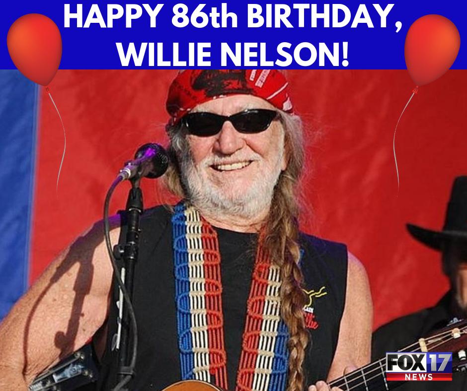 HAPPY 86th BIRTHDAY to the Red Headed Stranger, the one and only, Willie Nelson! 