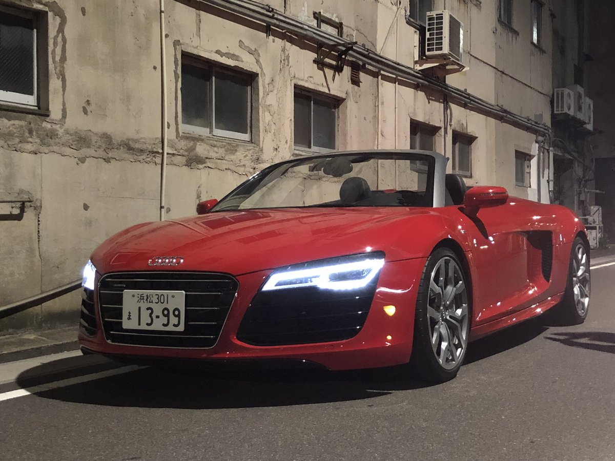 進撃のhey 代車でr8スパイダー借りてるけど普通に良い車 乗りやすい 足回りも程よい硬さ この赤のヤツ欲しい人いたら後期最安値で出します 進撃のhey 代車でr8スパイダー借りてるけど普通に良い車 乗りやすい 足回りも程よい硬さ この赤のヤツ欲しい人いたら後期最安値で出します