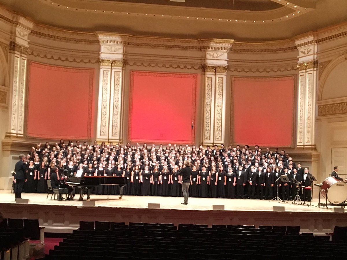 Dress rehearsal.  They sound amazing!  The acoustics are giving me chills. ⁦<a href="/CABraves/">Canandaigua Academy</a>Music⁩ ⁦@CABraves⁩ ⁦@BravesSupt⁩