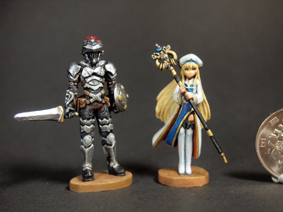 O Xrhsths Aurora Model Sto Twitter 明日４月３０日のトレフェスでは ゴブリンスレイヤーメタルフィギュア を新規販売します ゴブリンスレイヤー 女神官の２体セット 3000円 ゴブリンスレイヤーは全高46 です オーロラモデル ブースno カ１９ 詳細 T