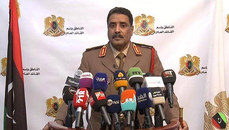 KSA24FR's tweet photo. #ksa25 Porte-parole de l'armée nationale libyenne: la Turquie s'emploie à transférer des terroristes de Syrie vers la Turquie, puis vers la Libye #TeamOM https://t.co/sUPhOrAfbZ