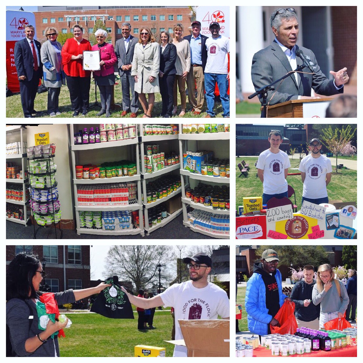 We were recently part of the first ever Food For Thought Fair on campus. Huge thank you to The Maryland Food Bank and The Food For Thought LLC in hosting the amazing event, helping spread our cause, and for the thousands of lbs. of food.