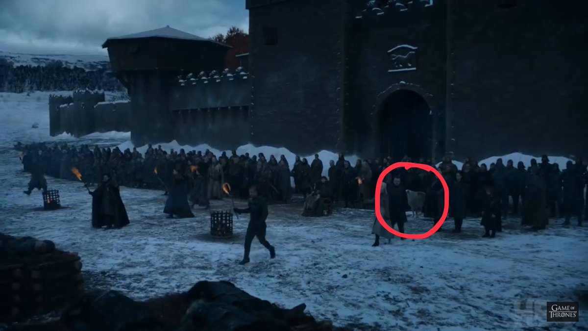 HuntressRay's tweet photo. He’s alive! 🙌 #Ghost #GamesOfThrones https://t.co/py2zRGEh0p