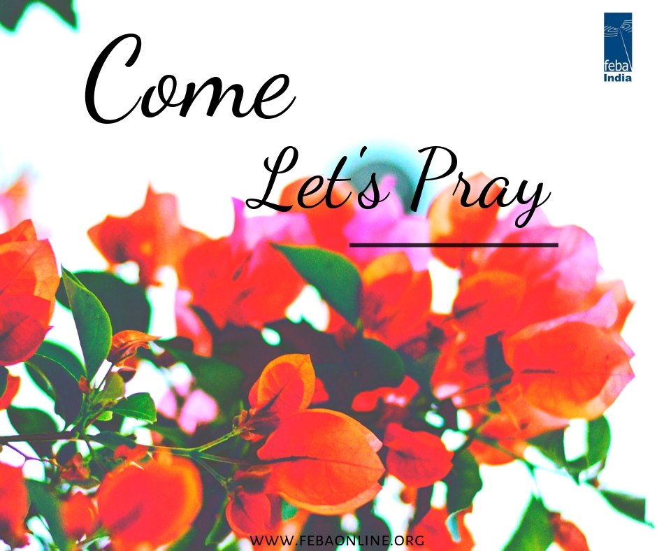 febaindia's tweet photo. Is there anything too hard for you right now that you're unable to handle or overcome? Come let's Pray!
How may I pray for you today friend!
#mondaythe29th #PrayerSupport #Pray #FebaOnline https://t.co/qgJY65ar5V