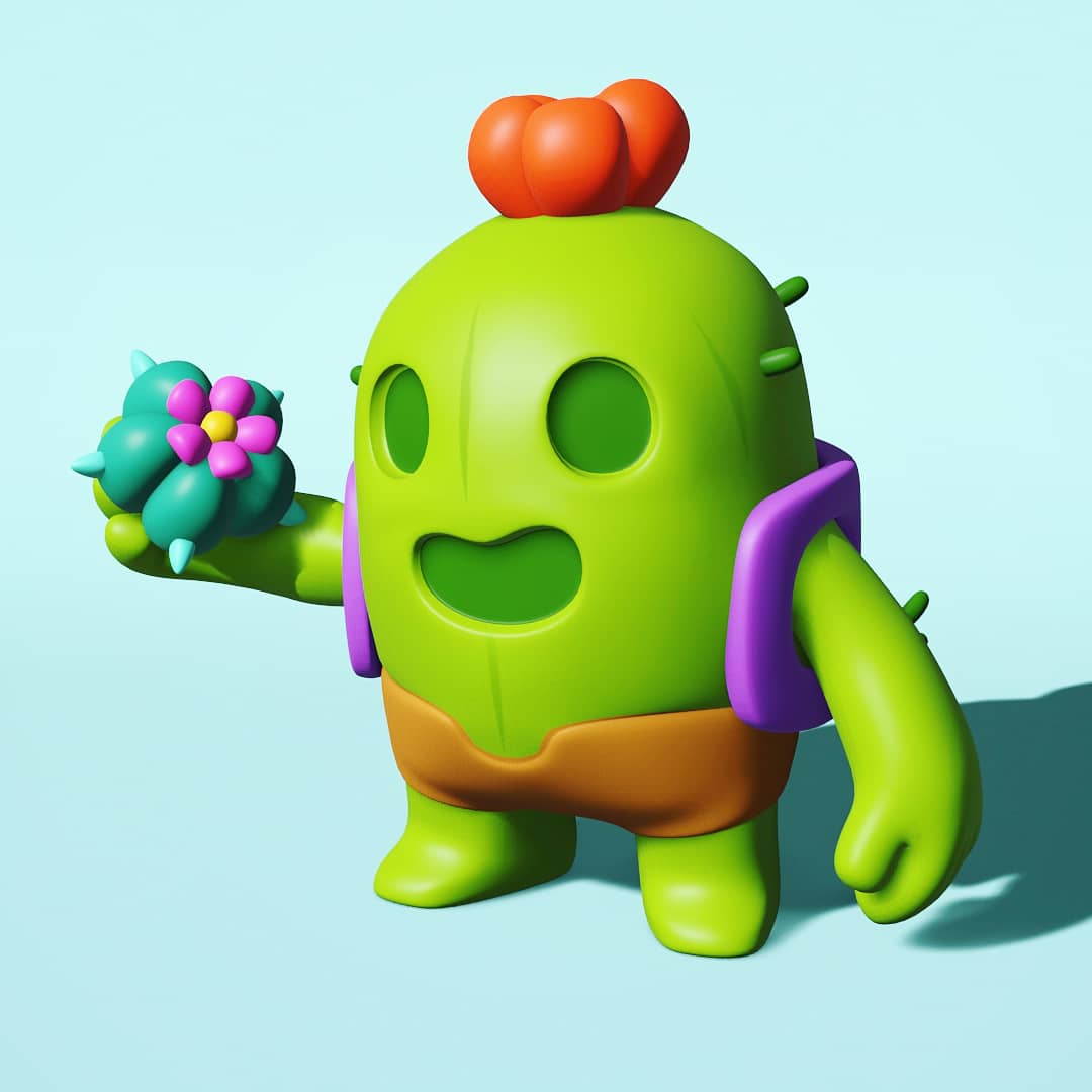 twitter brawl stars kawaii spike. 