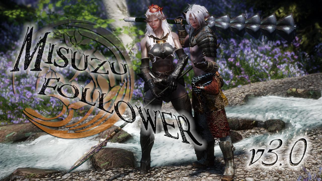 Edhemel Misuzu Follower Update 主に男性バージョンの更新です あと槍とマスクを新規で持たせました もしよければ旅のお供に宜しくお願い致します 同梱のtxt Fileのご確認もお忘れなく Skyrim スカイリム Skyrimmod Download T