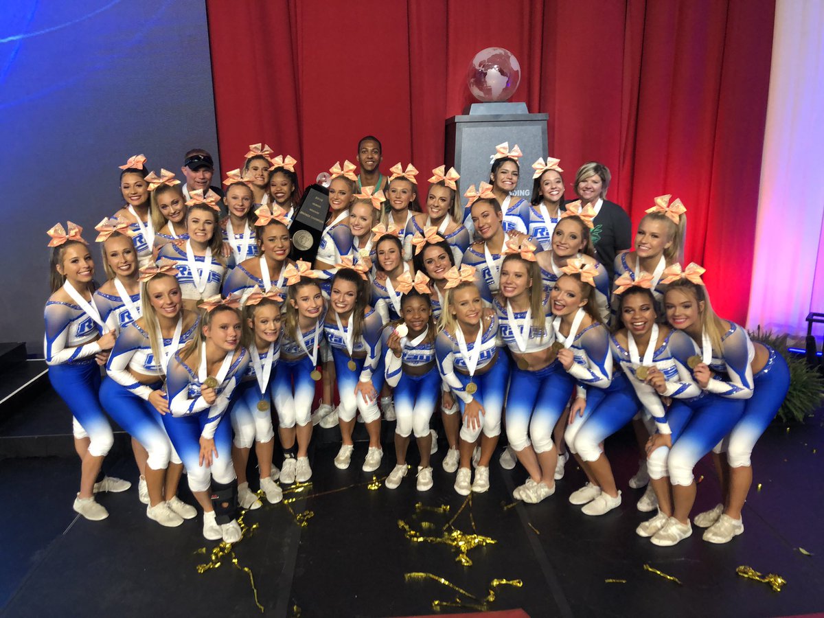 Peach_Rays's tweet photo. So proud to be the 2019 Cheerleading Worlds Bronze Medalists!!! 🎉🍑🌎 https://t.co/OpUh0Ia4np