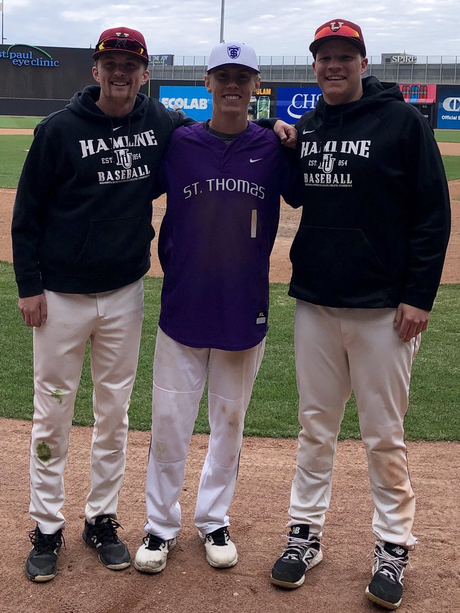 <a href="/baseballCRHS/">Coon Rapids Baseball</a> alumni played against each other today <a href="/AveryLehmo/">Ave</a> <a href="/Jake_dujo/">Jake Dujmovic</a> <a href="/TylerJBrick/">Ty</a>