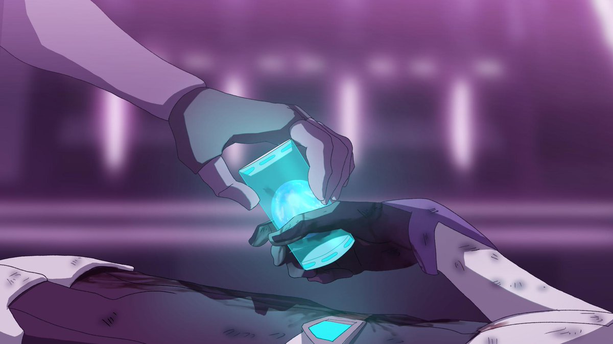 CHBina's tweet photo. #BPJComic Part 126!
When he was heading down towards the base of the mine with his group of sentries, Sergeant Thiga actually overrode &amp; reprogrammed the sentries in the base to prioritize retrieving the Asterian sphere (to get it to the BoM), and to not hurt lance!! :^)

#langst https://t.co/o8Zs9fnqyp