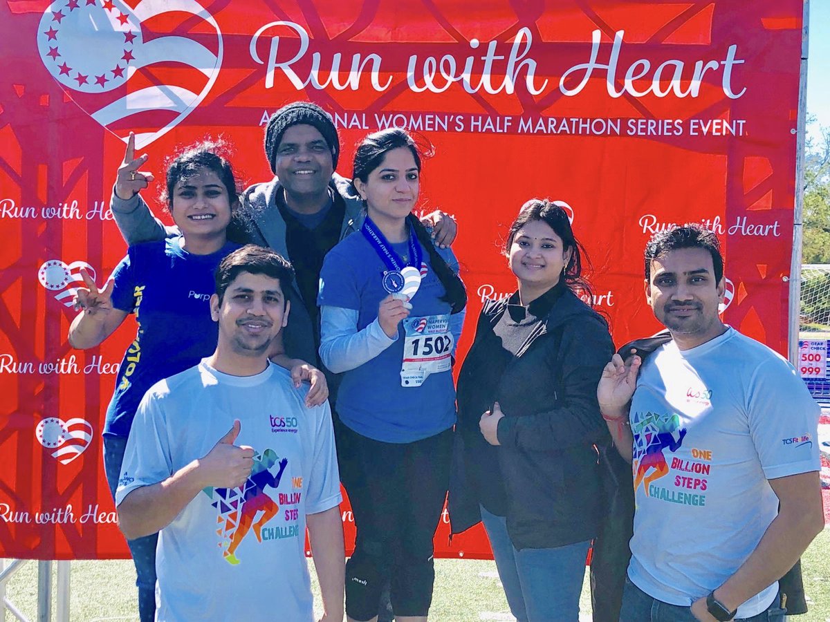 GandheDurga's tweet image. 21K - Run With Heart at Naperville #TEAMTCS #TCS50 @gauravc @TCS_Fit4life @tcs_na