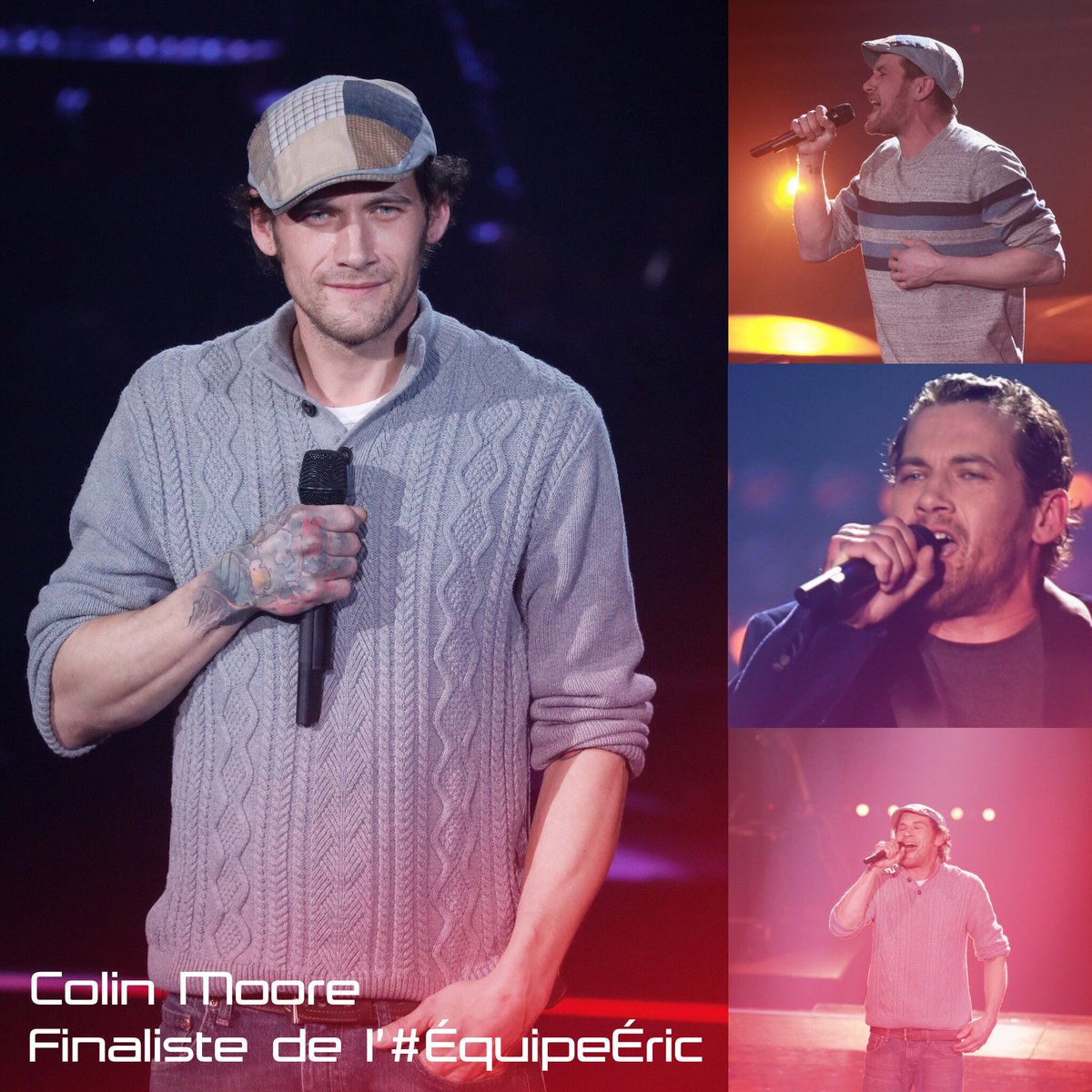 Félicitations à @MoreColin, grand finaliste de l’#ÉquipeÉric! 🎊
#LaVoixTVA <a href="/lapointeeric/">Éric Lapointe</a>