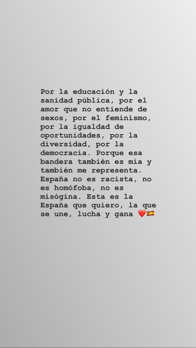 claudiavadillo's tweet photo. Viva España siempre, pero hoy un poquito más ❤️🌹🇪🇸 #EleccionesL6  #ElecccionesGenerales28A https://t.co/cwJe2L6R86