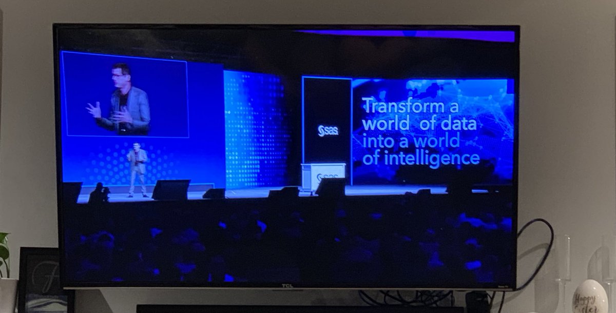 Loved seeing #analytics in action at #SASGF even at home! Great stories of how #SAS is helping organizations solve issues from fraud to opioid abuse, building future innovators and improving the lives of many today and in the years to come.