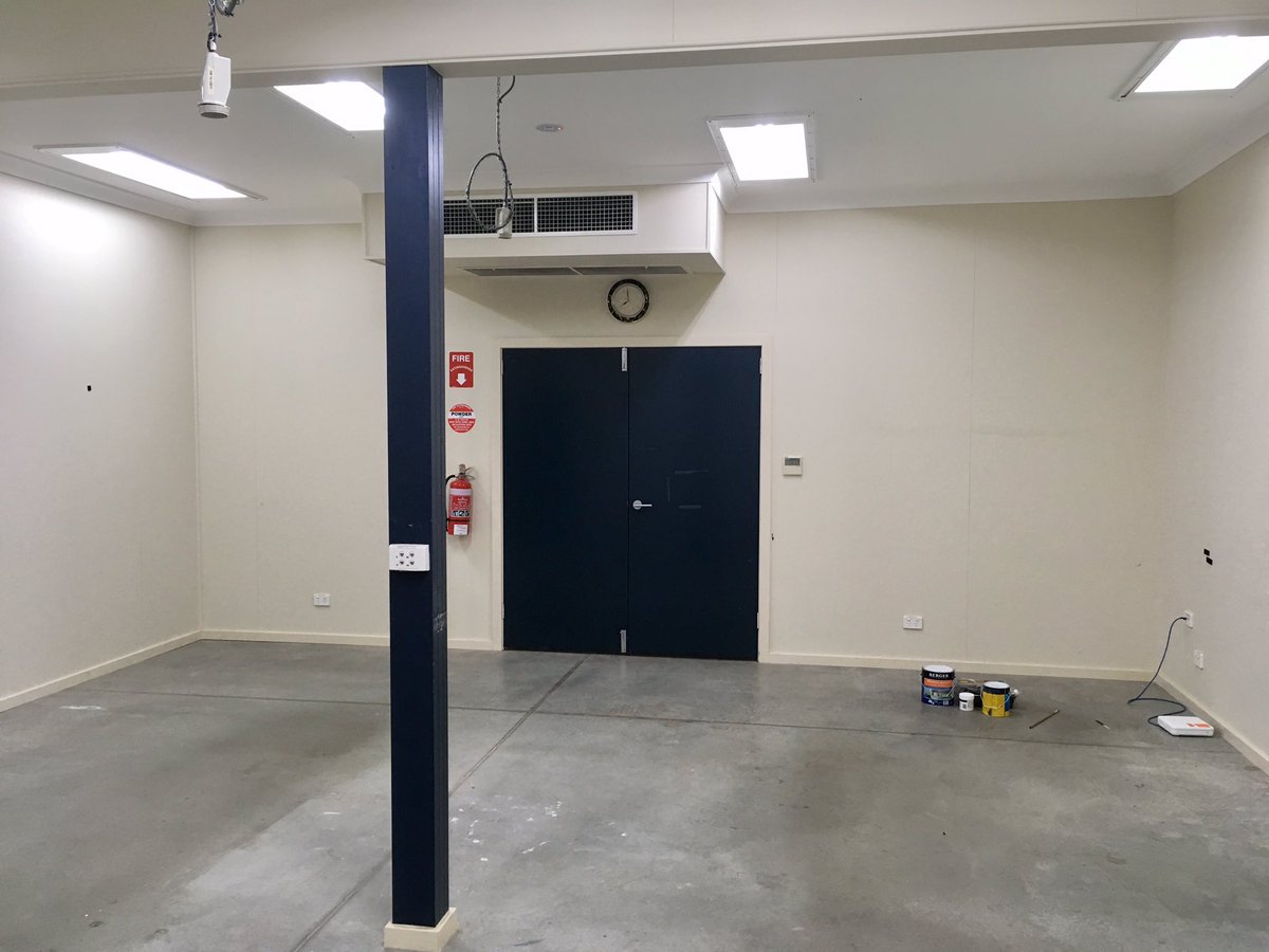 Stage one of refreshing @TADNSW’s makerspace in the Westmead Precinct: we have created a temporary work space while we refresh the @FreedomWheelsAU workshop. Exciting to see progress!