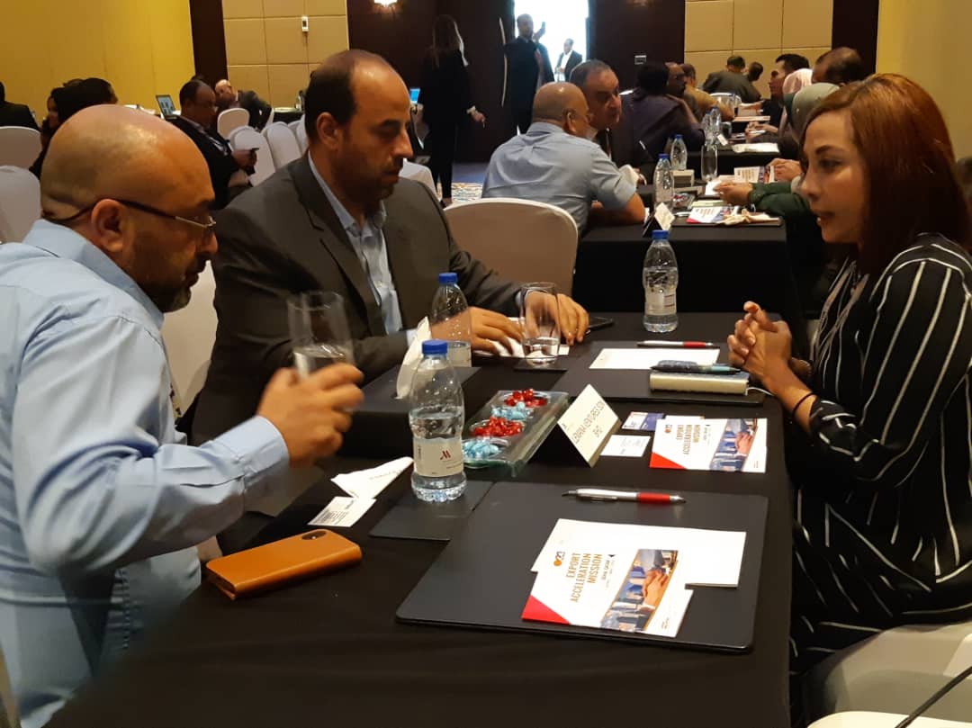 matrade's tweet photo. MATRADE coordinated a B2B session for Malaysian companies to meet with Qatari businessmen during an #ExportAccelerationMission in Doha. Among the sectors highlighted include Medical Devices & Facility Management. #FosterTradeRelations #ChooseMalaysia @MITIMalaysia @DarellLeiking https://t.co/ZTrBS82Qpi
