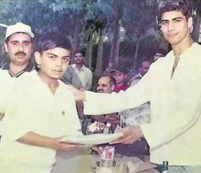 Happy birthday Ashish Nehra( With Virat Kohli) 