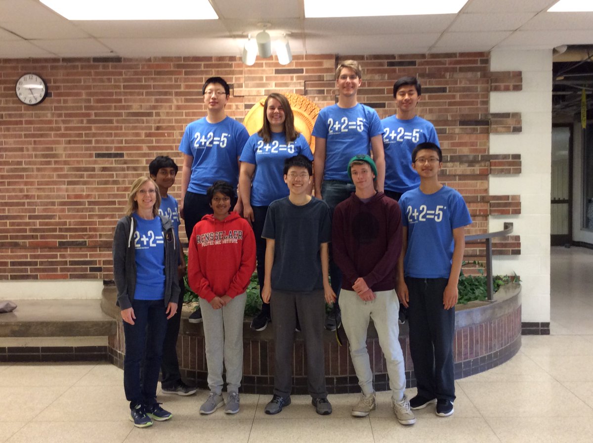 JCSD_MathClub's tweet image. Congratulations JHS Math Club for your 4th place finish at the State Math Competition!  All 9 competitors qualified to the League Championship next month in Kansas City.