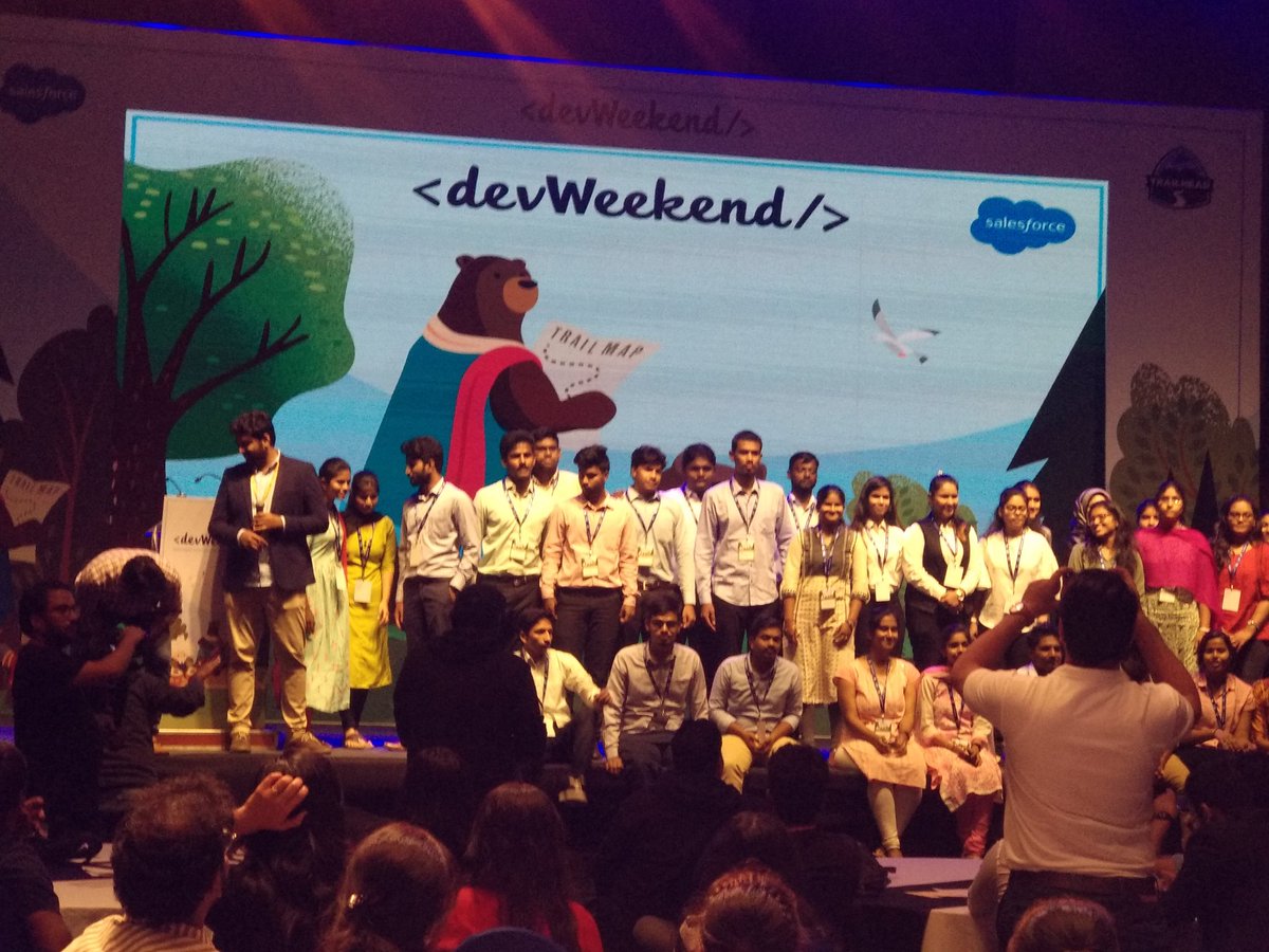 viyomjain's tweet photo. @Nagarro is happy to roll out job offers to 10 students at the #devWeekend organized by #Salesforce #devRelationsTeam in Hyderabad. To top it we have 9 female students out of 10.  #WomenInTech. Thank you #devRelationsTeam, Thank you #salesforceohana ! https://t.co/1cn3miGTQZ