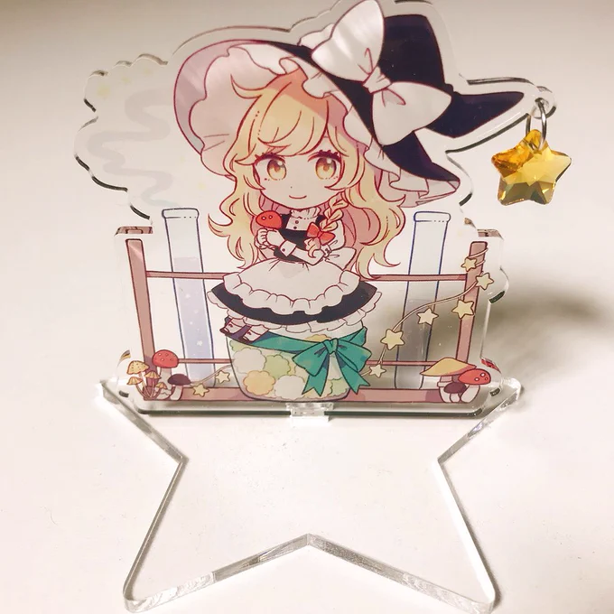 例大祭に持っていくアクスタ?星かわいい  #好きを形にトリニティ 