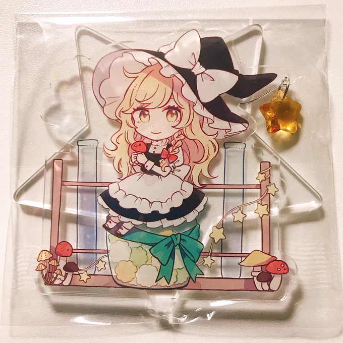 例大祭に持っていくアクスタ?星かわいい  #好きを形にトリニティ 