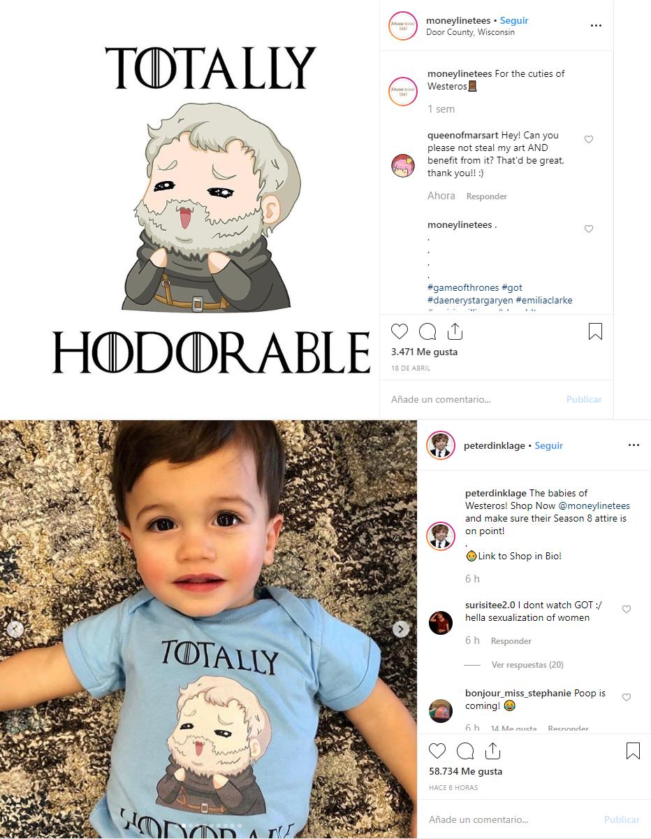 QueenOfMarsArt's tweet image. MY ART HAS BEEN STOLEN

This Peter Dinklage account with more than 4 million followers, is promoting a shop that sells clothes with my art on it.

My art has been stolen so PLEASE, don't buy anything from them!!

RT and help me report it, please 😭