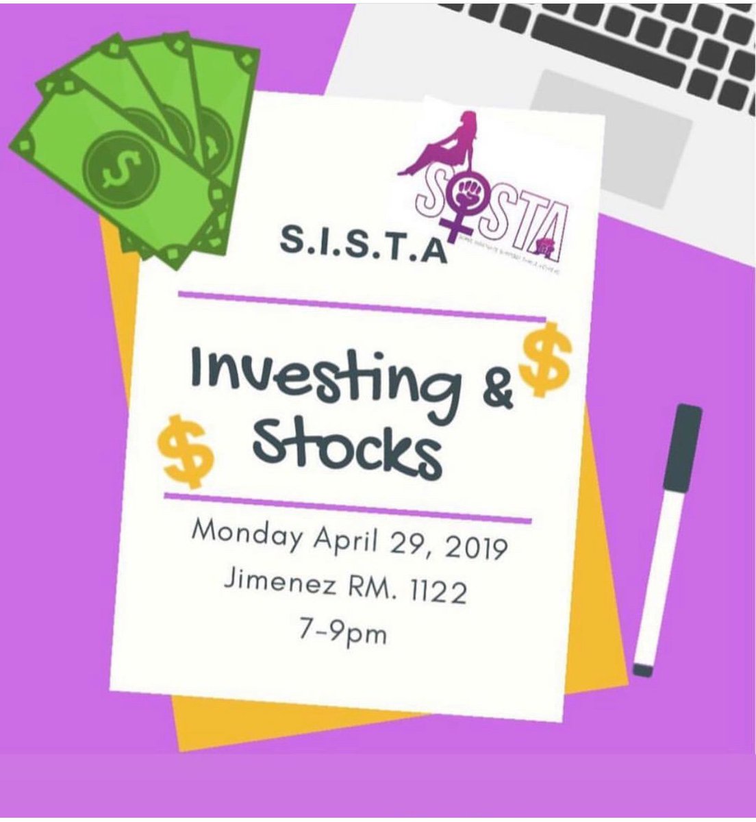 Join us tomorrow as we discuss how to maintain the bag🤑 see y’all there!