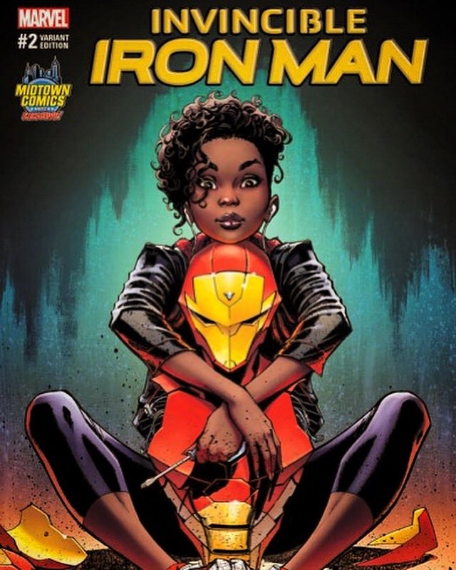 Will #IronHeart join the #MCU one day? 🤔 #WhatsYourThoughts.... 
#MarvelStudios 
#JustACoolGeek 🤦🏾‍♂️ 
#MrMoon 🤓
