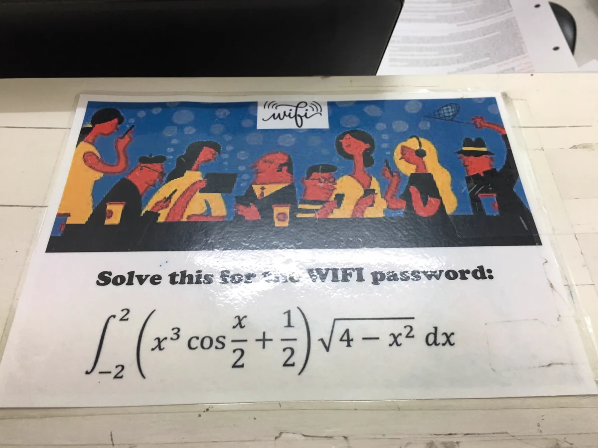 答え教えてwwwメルボルンの宿のWi-Fiが難解すぎる・・・