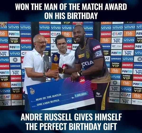 Happy Birthday, Andre Russell 