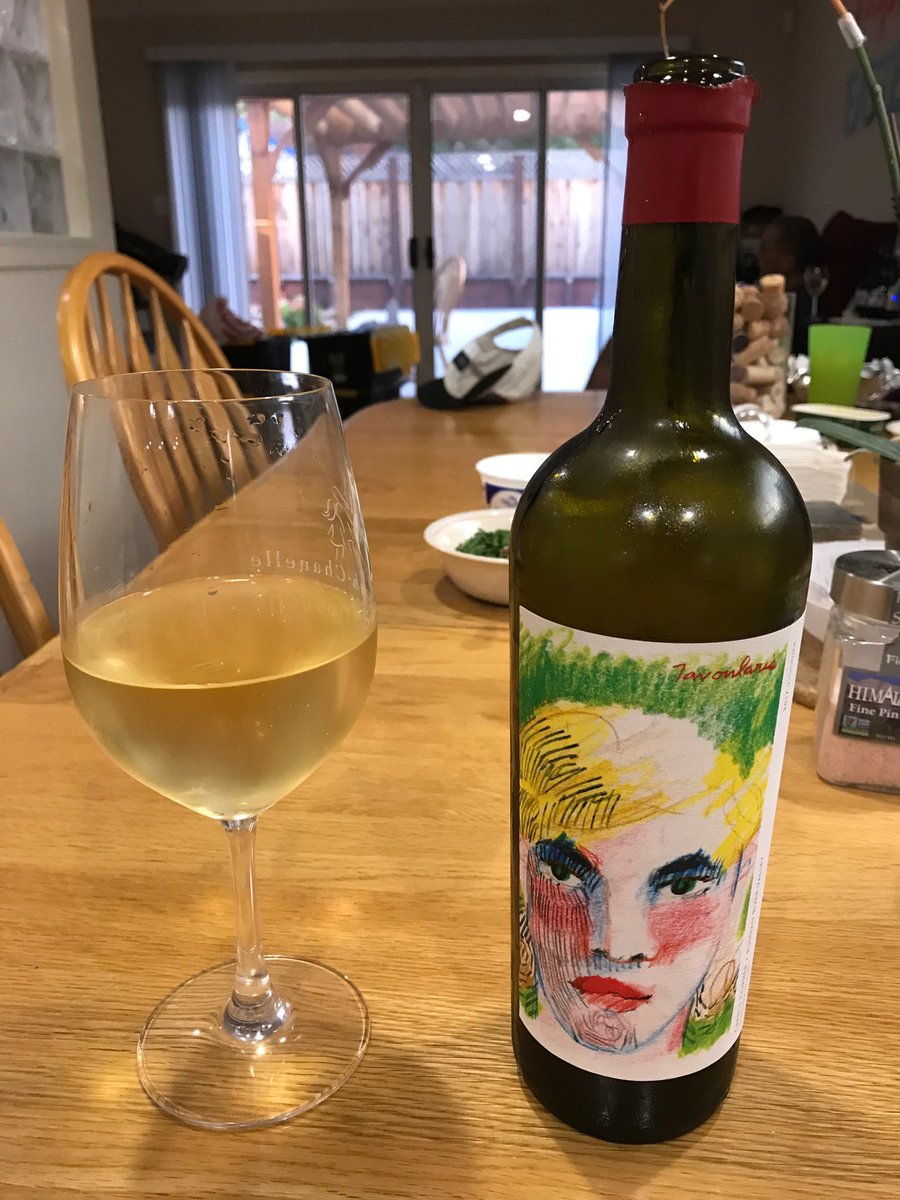 Having some 2017 reserve viognier from ⁦<a href="/coppolawine/">Francis Ford Coppola Winery 🍷</a>⁩, that I tasted last week with ⁦<a href="/TonyPrintezis/">@TonyPrintezis@macaw.social</a>⁩. An exceptional wine.