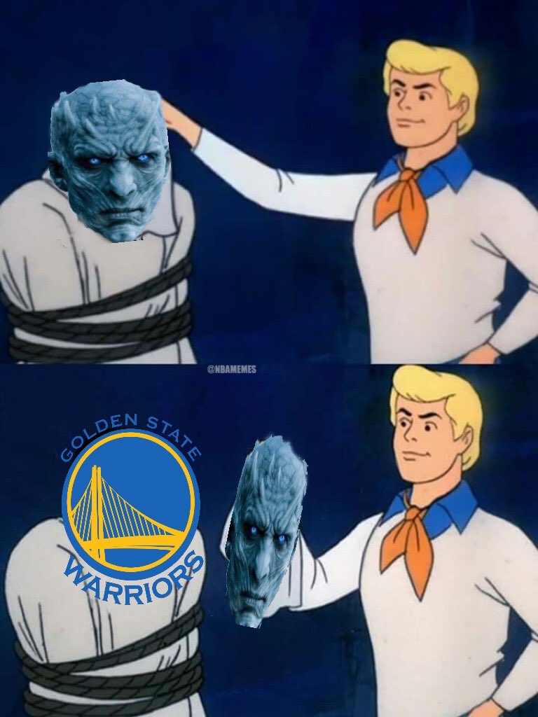 Night King out here blowing leads 😂 #warriors #nighking #GameofThones #ayra