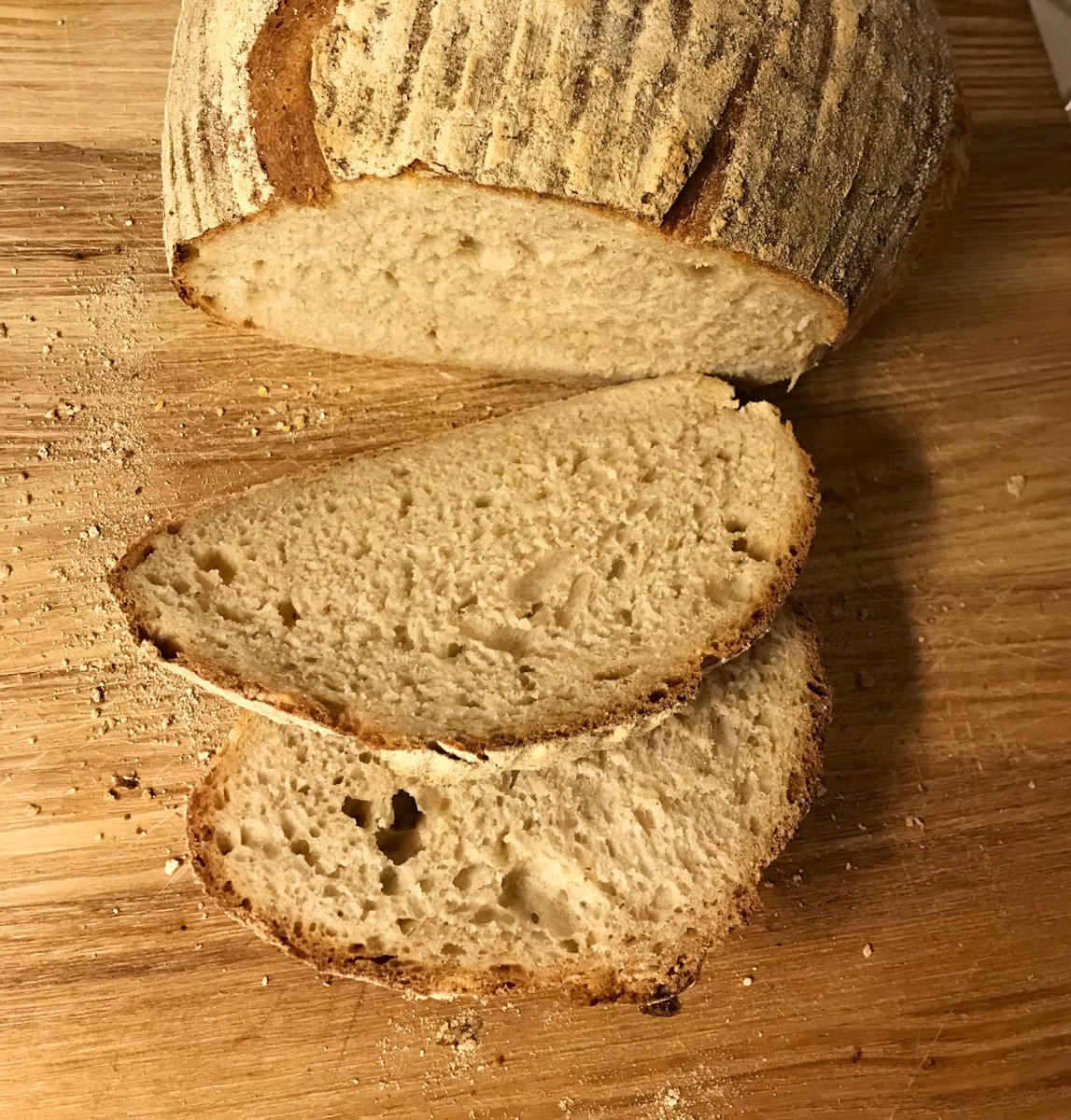 Here’s what the Roman loaf looks like inside.