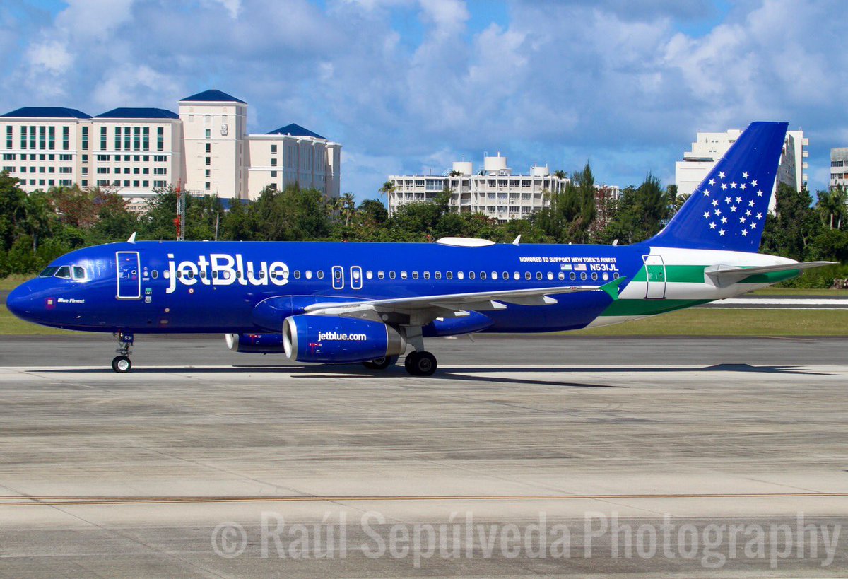 FSA_2013's tweet photo. Airbus A320-200
#JetBlue
N531JL
#BlueFinest
#SJUIntlAirport
Febrero,2019
©️RaúlSepúlveda
@JetBlue https://t.co/GwYCnH4cbv