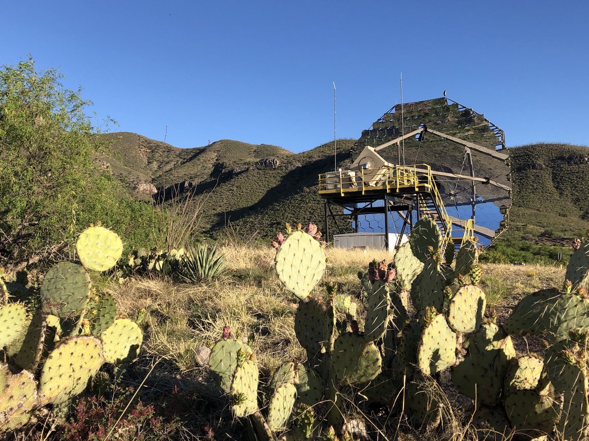 Beautiful evening in Arizona getting @VeritasGammaRay telescopes ready for observations for the night