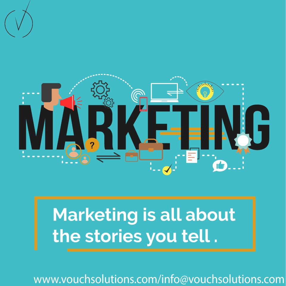 VouchSolutions's tweet image. Marketing is all about the Stories you tell.
#Marketing is of vital importance to any business. It&apos;s the key process of researching,promoting and selling products or services to your target market.
#vouchsolutions #singapore #malaysia #India #vijayawada #webdesign #graphicsdesign