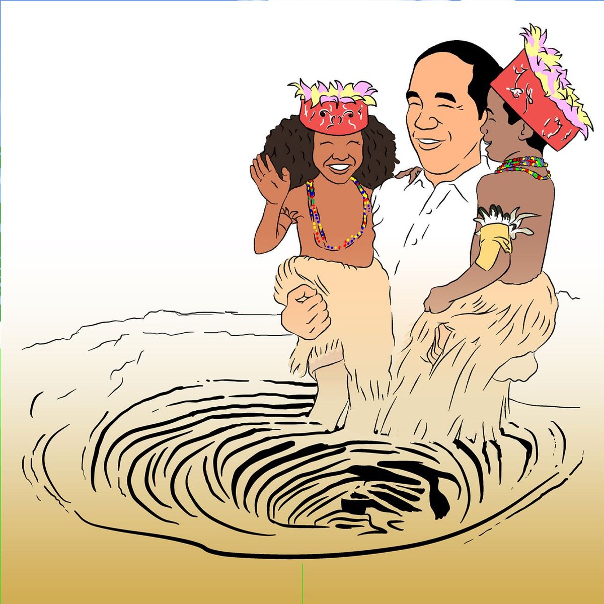 AnasDarul's tweet photo. Hitam kulit
Kriting rambut. 
Kami papua. 
@jokowi mengerti yang di butuhkan papua. 
#PresidenA1BajuPutih https://t.co/p1sqfk8VXQ