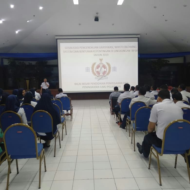 BP3IPJakarta's tweet photo. Sosialisasi Pengendalian Gratifikasi, Whistleblowing System dan Benturan Kepentingan di Lingkungan BP3IP Jakarta Tahun 2019

#bp3ipjakarta #bp3ip #jakarta https://t.co/hhZ9QHUGte