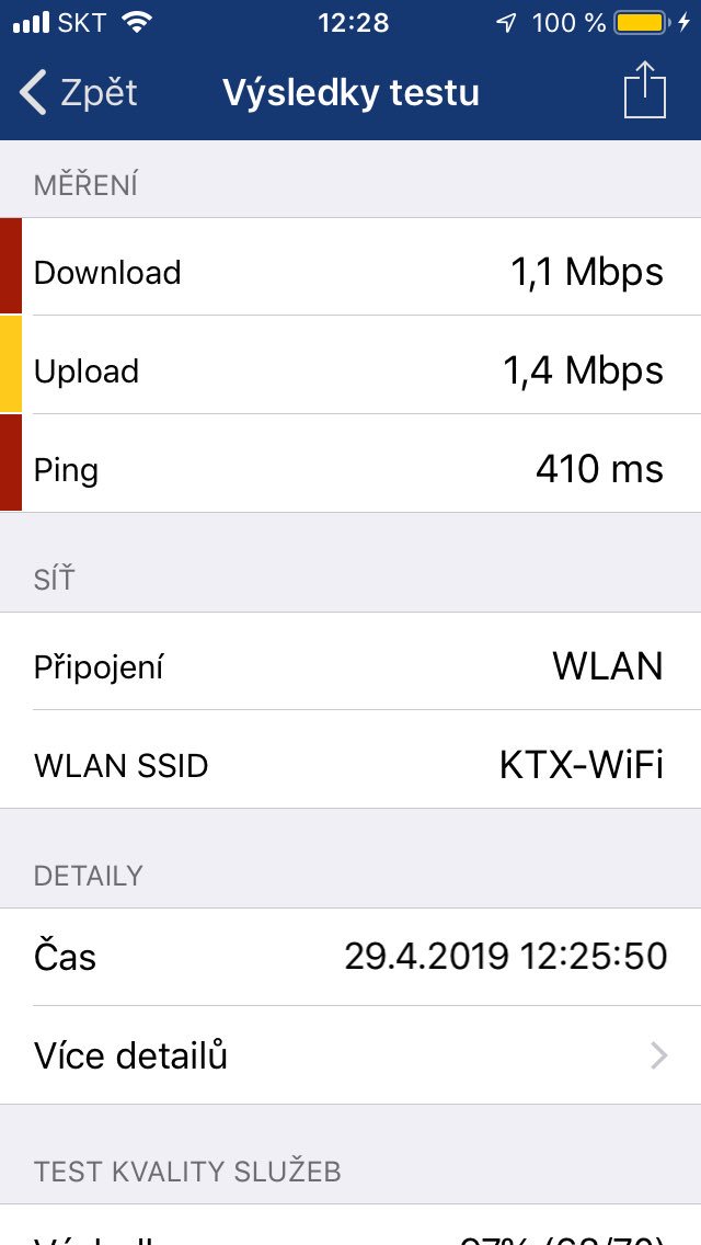 ok1zch's tweet image. Po delší době #netmetr #KTX