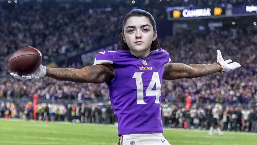 Vikings's tweet photo. Arya. 

Dagger. 

Night king. 

Unbelievable. https://t.co/Nkfe7ZJ3rO