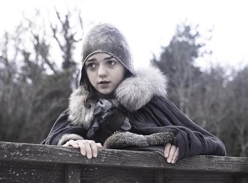 make2tv's tweet image. There must always be a Stark in Winterfell. 🗡 #GameofThrones #Arya