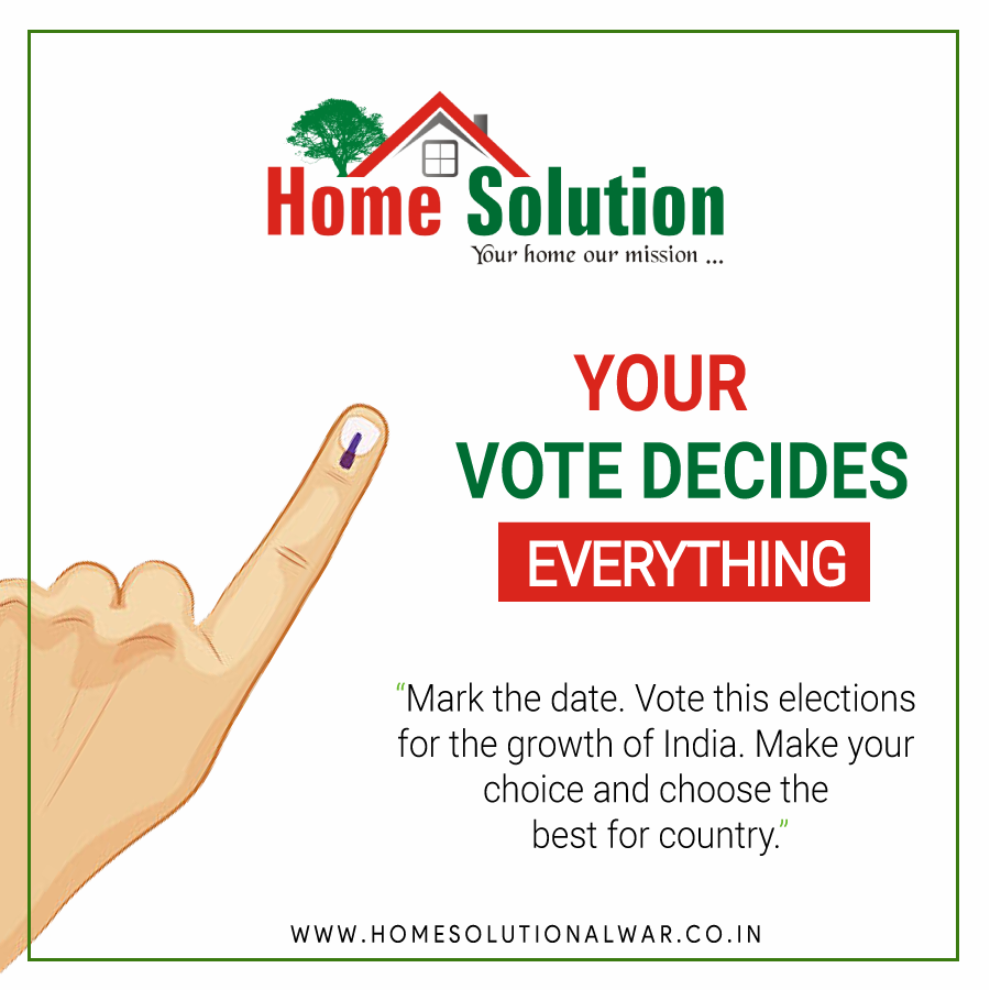 homesolution15's tweet image. "Mark the date. Vote this elections for the growth of India. Make your choice and choose the best for country."
#Election #voteforchange #vote #Election2019 #homesolution