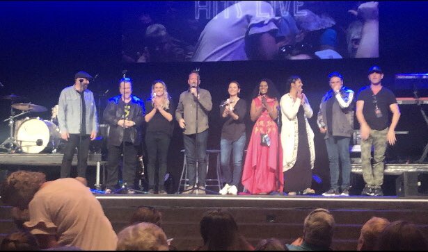Will_ODonoghue's tweet photo. “Meet and Greet” with New Song, Avalon, Rebecca St. James, Nicole C. Mullen, and Bob Carlisle before their performance tonight at First Baptist Church of Indian Trail. #NewSong #FBCIT https://t.co/9TVdcT0q1n