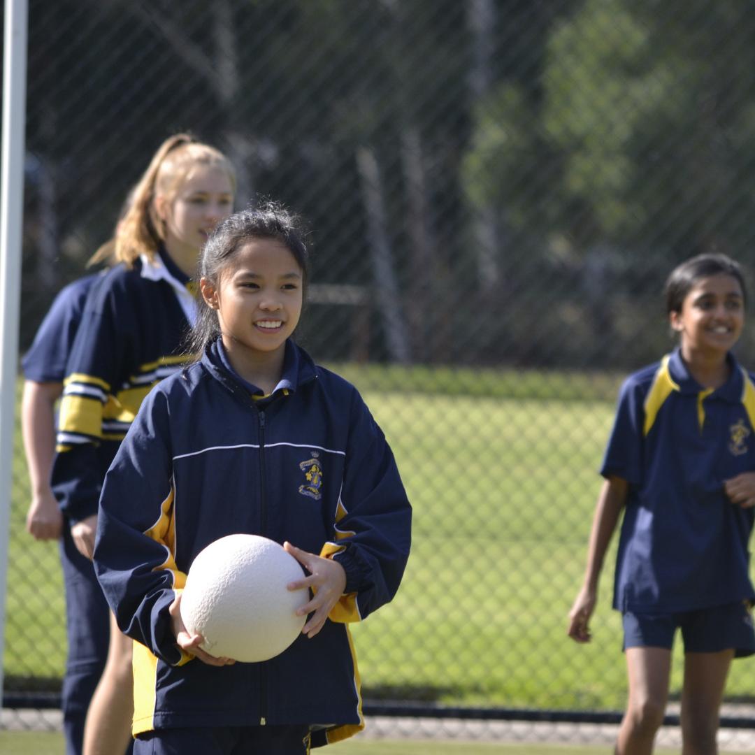 CLCEltham's tweet photo. Lunchtime fun and friendship with our Year 7 students today to launch the start of their Dodge-ball tournament. Today saw 7E take on 7F with lots of other Year 7 students cheering them on. #unlimitedpossibilities #clcsisterhood #clcspirit #clccommunity #clcsport https://t.co/JaciIE39rB