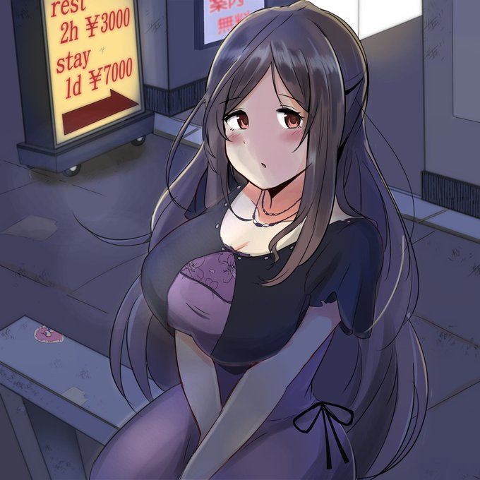 どっかで休憩していかん....? #アイドルマスターシャイニーカラーズ #月岡恋鐘 https://t.co/rvpzYfgCB0 