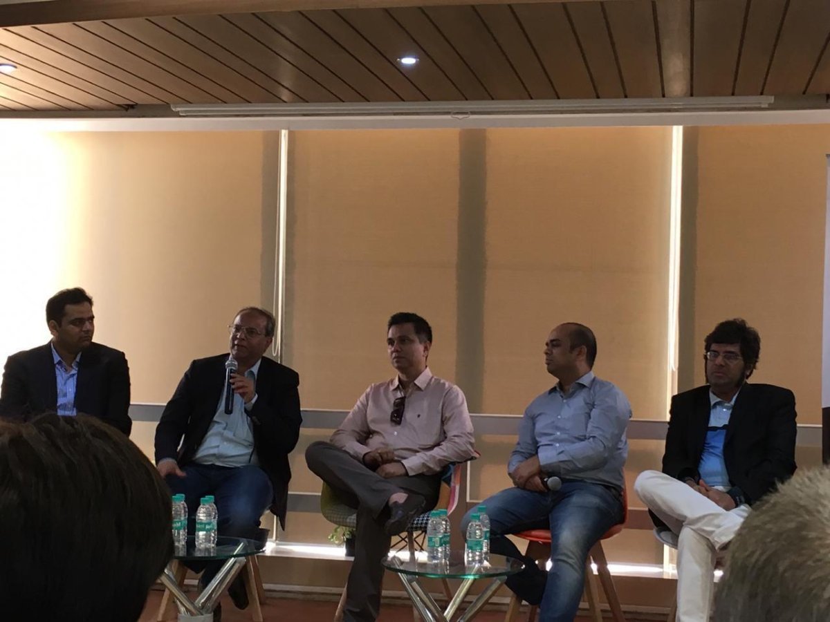 GreyAtomschool's tweet image. Mr. @mshilotri Co-founder @GreyAtomschool at Zone Startups/India Industry Night - AI, talking about #DataScience and the impact of #AI along with @mSolstice - Chief Do&apos;er, Orbo  @abhay_johorey  Head - Strategic Initiatives, Adobe India &amp;amp;  @Sudinism CEO &amp;amp; CIO BankChainAsset