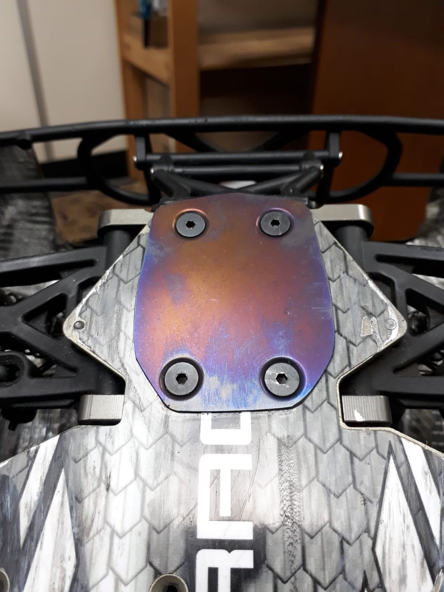Our #WidgetOfTheWeek entry for @HowdonPower great competition is our titanium new skid plates for #losi RC Cars that we are currently trailing.